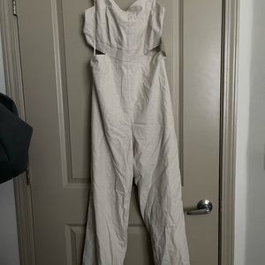 Altr’d State beige pant romper
